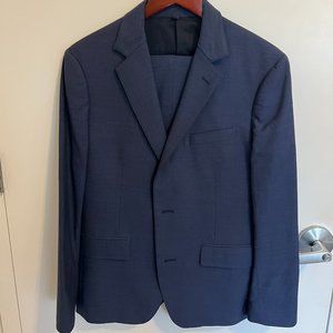Bonobos Jet Setter Men's Slim Fit Wool Suit, Blue, Size 38S